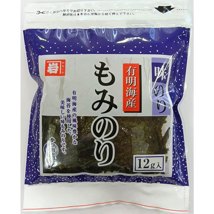 Kaneiwa 调味海苔片 12g 1 份