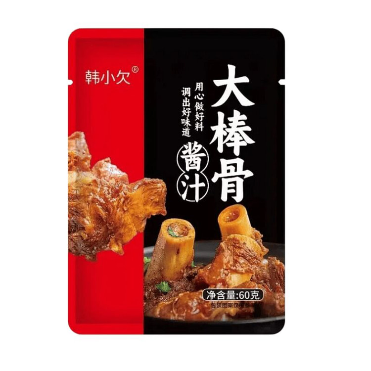 韩小欠 大棒骨酱汁东北酱大骨排骨3袋