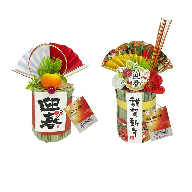 DAISO 2025新年 摆件 财运 草装饰
