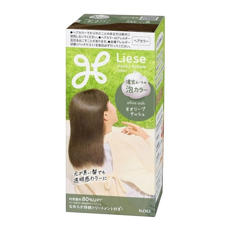 KAO Liese Foam Color Hair Dye - Olive Ash 1 each