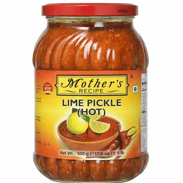 Mother's Recipe Lime Pickle HOT 500g 17.6 oz