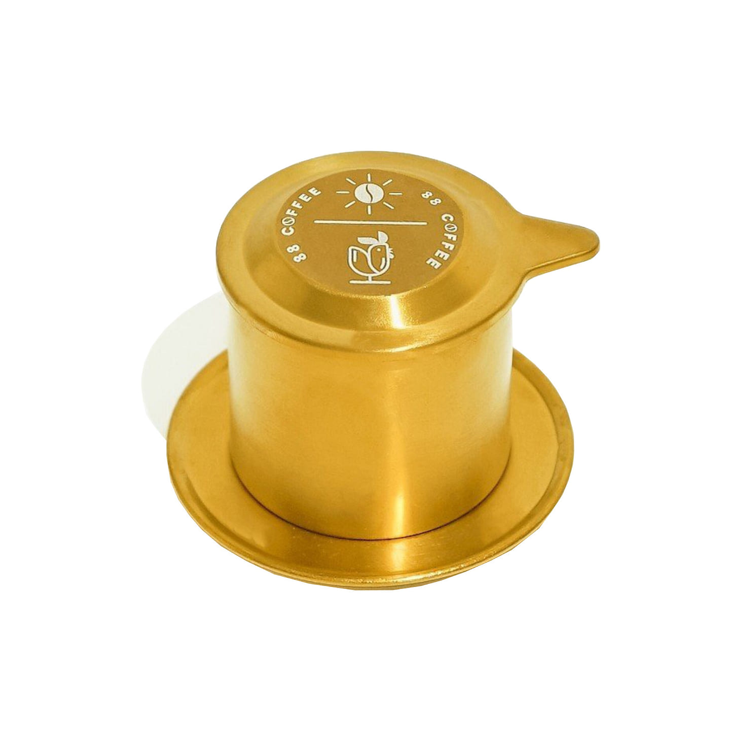 88 Coffee 镀金越南 Phin 咖啡滤纸 4 盎司