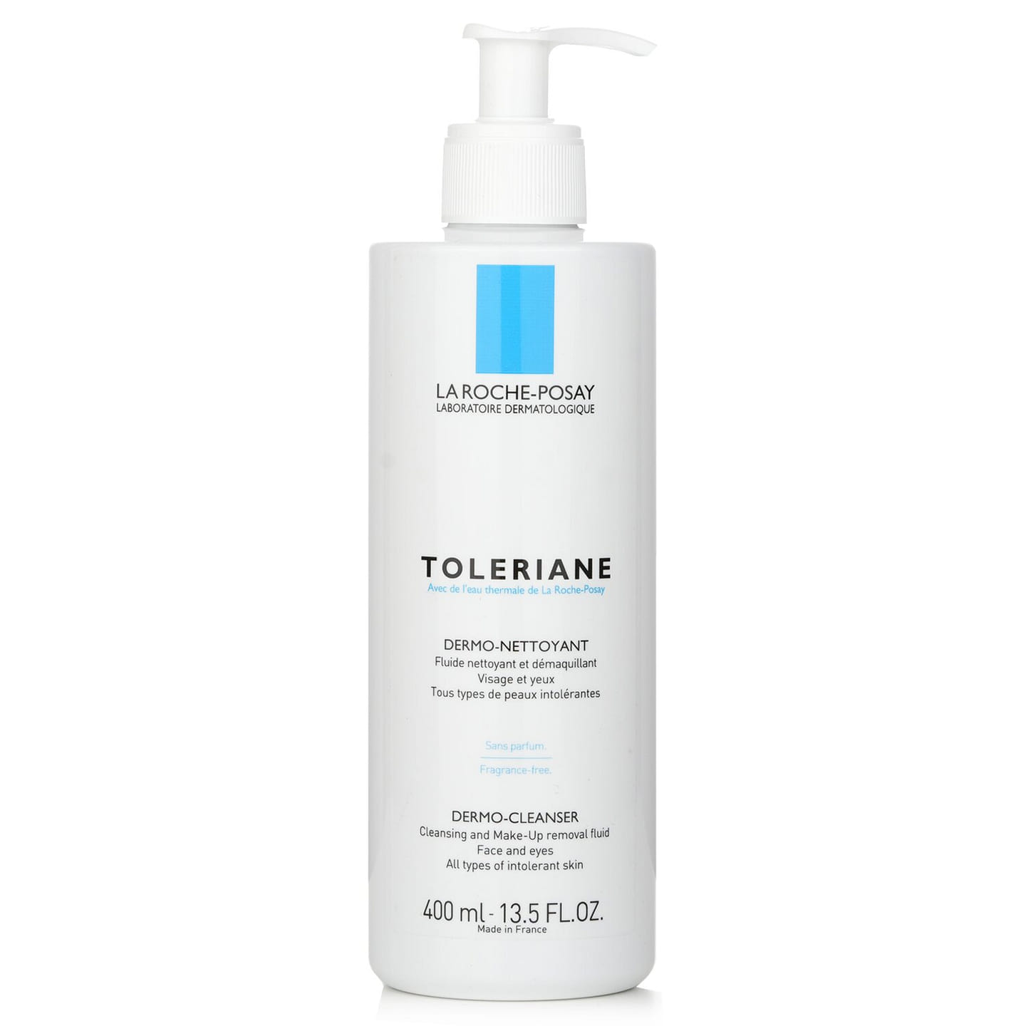 La Roche Posay Toleriane Dermo-Cleanser (Face and Eyes Make-Up Removal Fluid) 400ml/13.5oz 400 ml