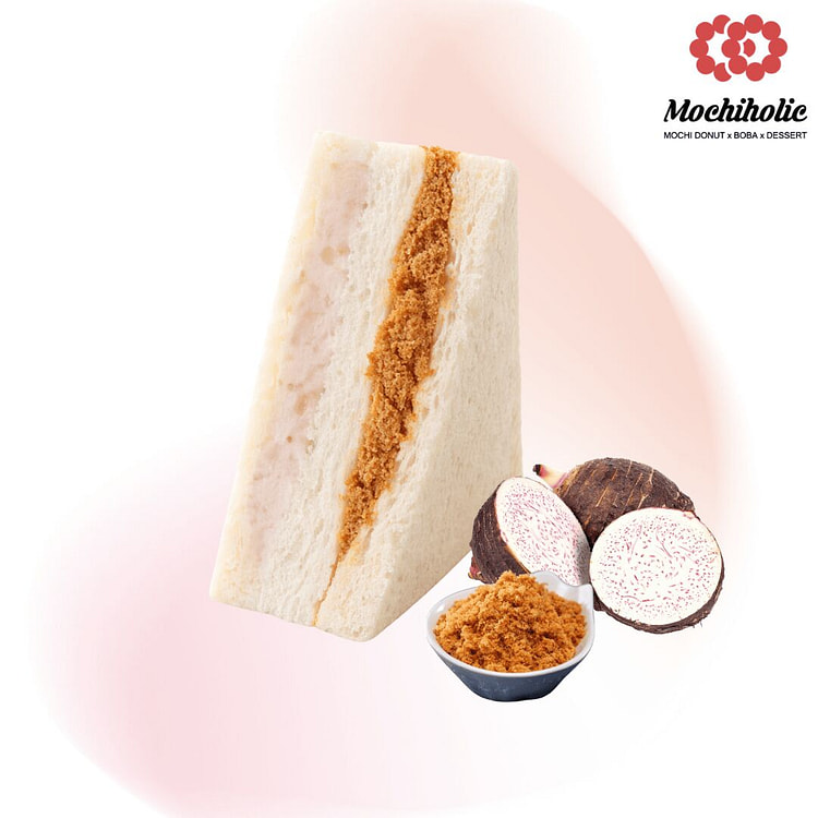 Taiwanese Taro & Pork Floss Sandwich