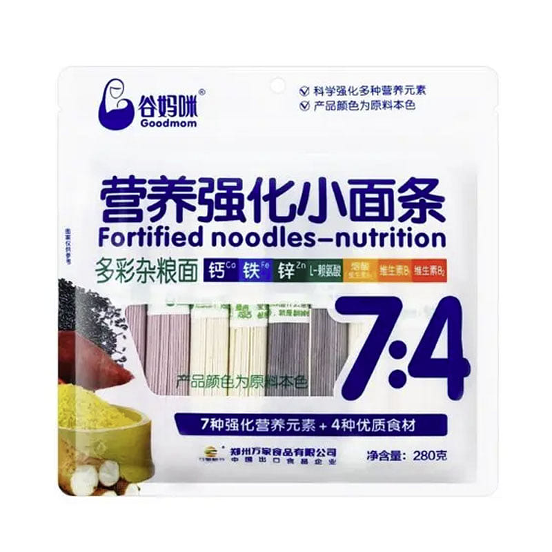 谷妈咪 7:4营养强化多彩杂粮面 280 克