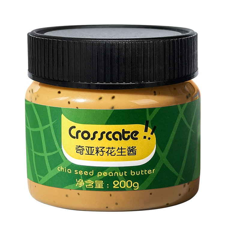 crosscate奇亚籽颗粒花生酱200g 200 克