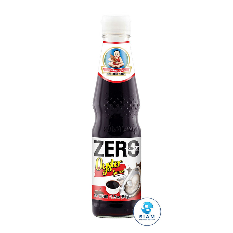 DEK SOM BOON Zero Sugar Oyster Sauce 350g 12.35 oz