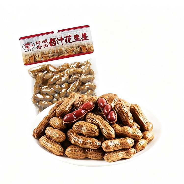 桦城老街 卤味盐水煮花 下酒菜 1袋 408 克