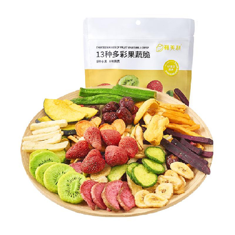 鲜美利13种果蔬干综合脆混合蔬菜水果干