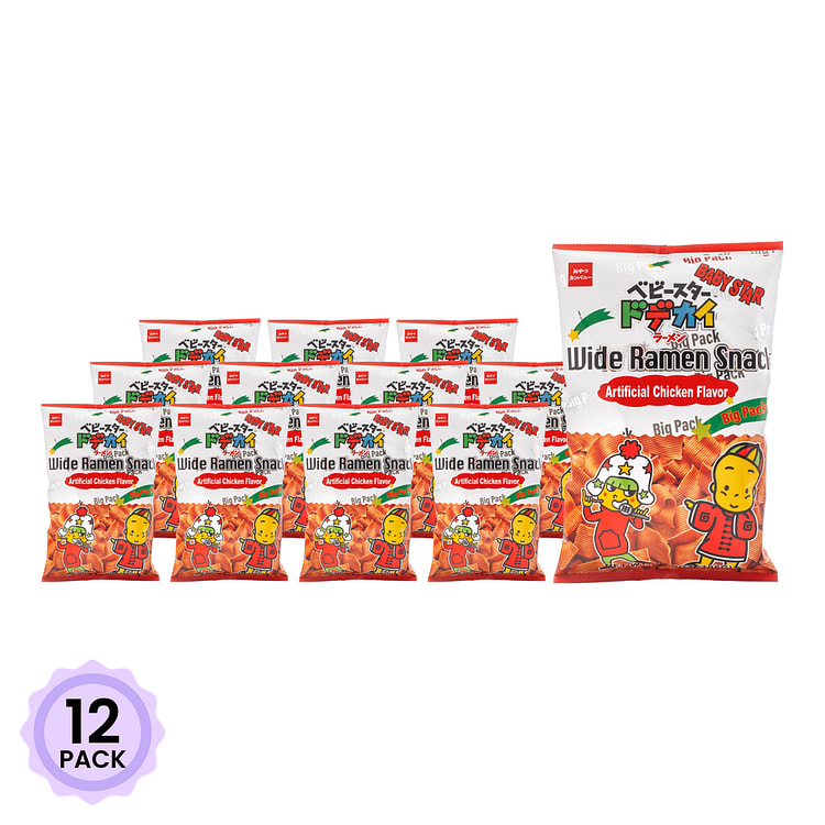 Baby stars 大包 干脆宽面 鸡肉味 170 克*12 包