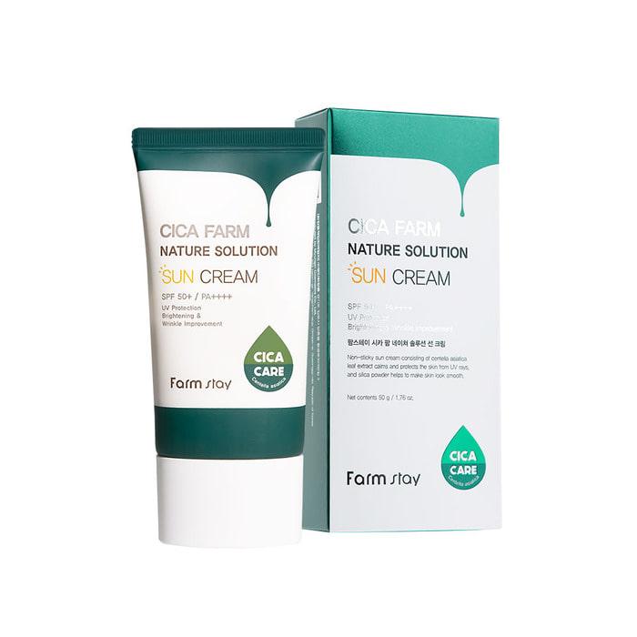 FarmStay Cica Farm Nature Solution Sun Cream SPF50+PA++++ - Weee!