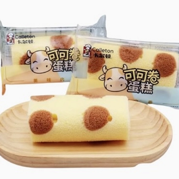 卡尔顿 可可卷蛋糕65g*10枚