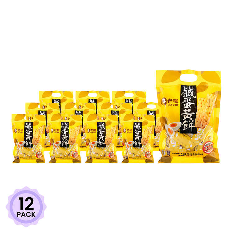 老杨 咸蛋黄饼干 230 克*12 包