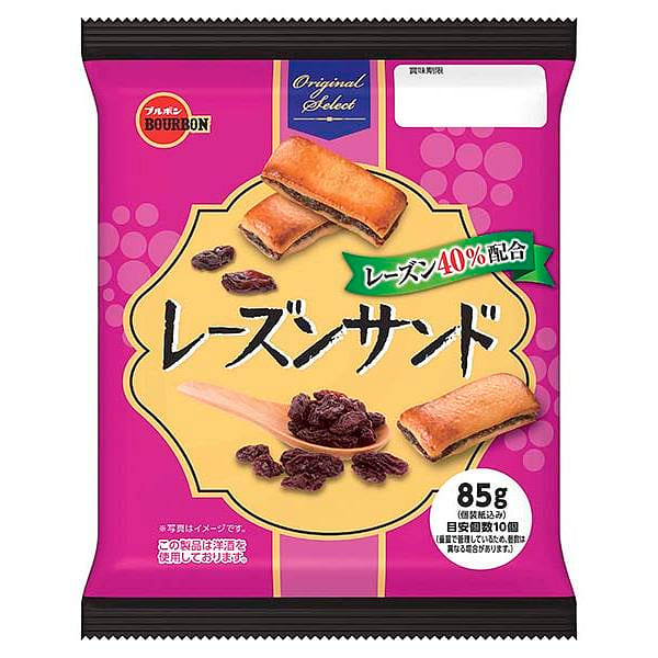 ブルボンレーズンサンド85g 1 個