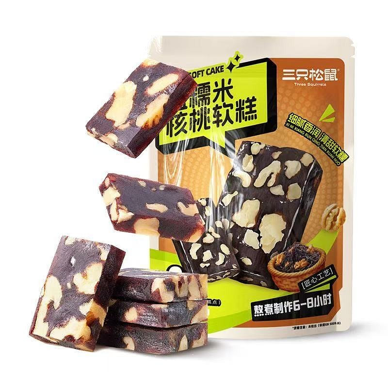 Three Squirrels Purple Glutinous Rice Walnut Cake 250 g