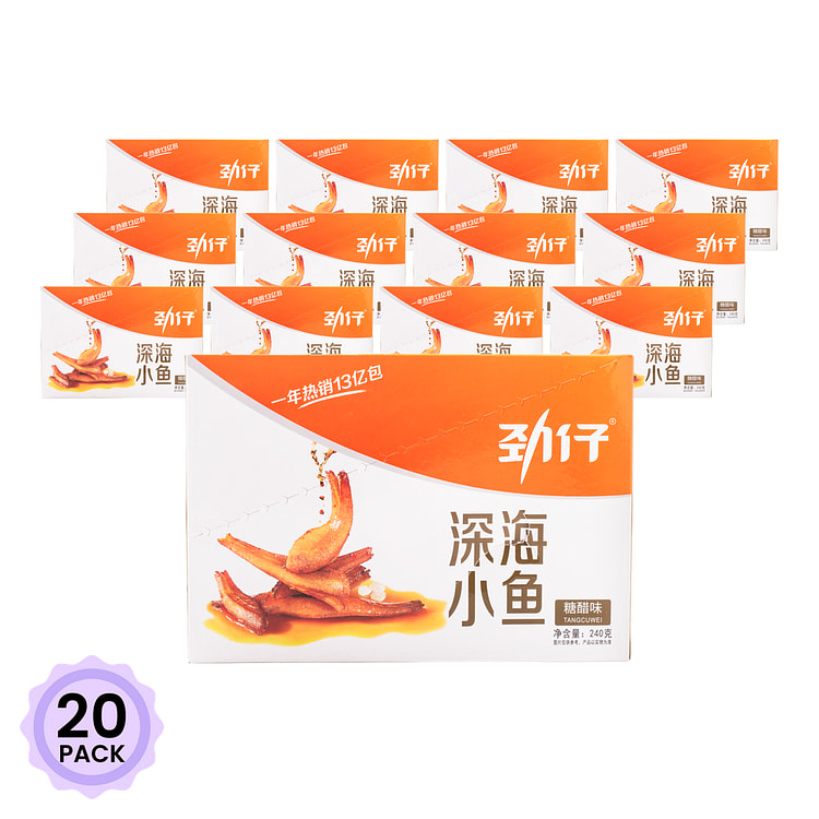 劲仔 深海小鱼 糖醋味 240 克*20 包