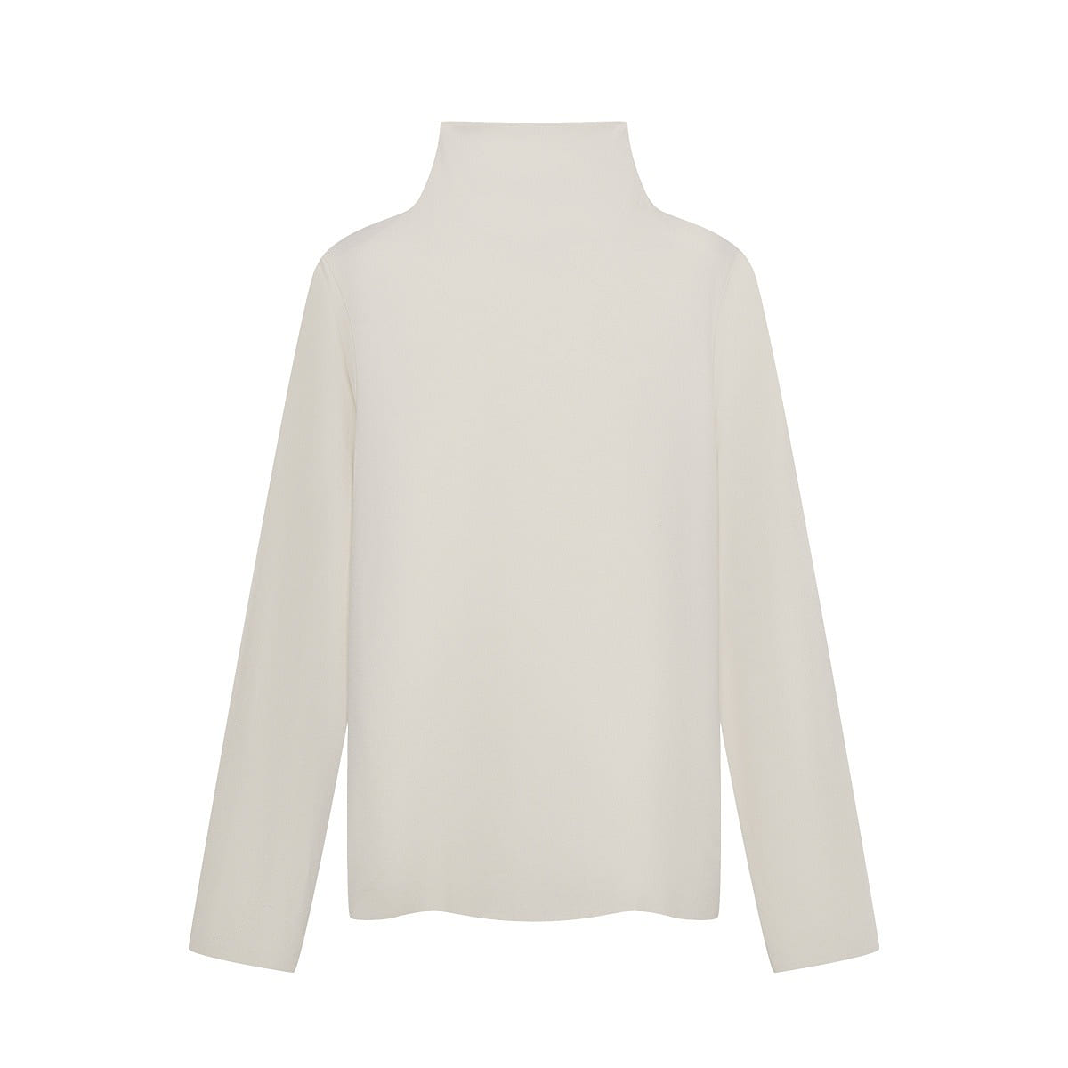 Highcollar Wool material Warm Skinwear Top – Light Nude-XL 1 each