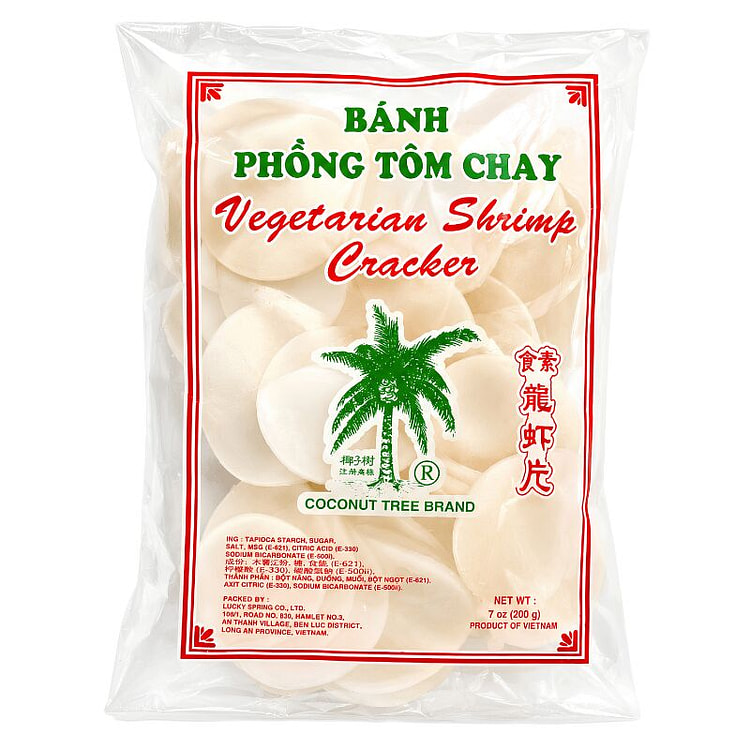 [Coconut Tree] Vegetarian Shrimp Cracker - 7oz 1 each (min 2)