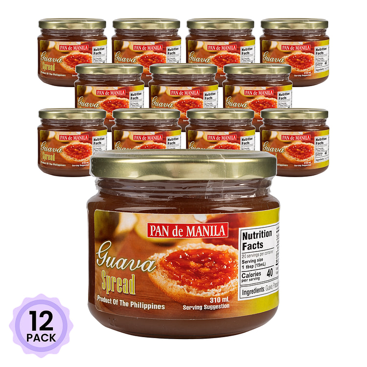 Pan de Manila Guava Spread 310 ml*12 pack