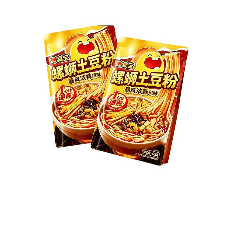 Smelly Treasure Spicy Snail Potato Noodles 445g*2 890 g