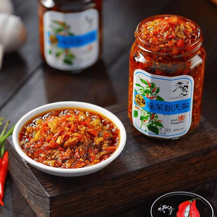 Honest Man's Pickled vegetable chili sauce 240g