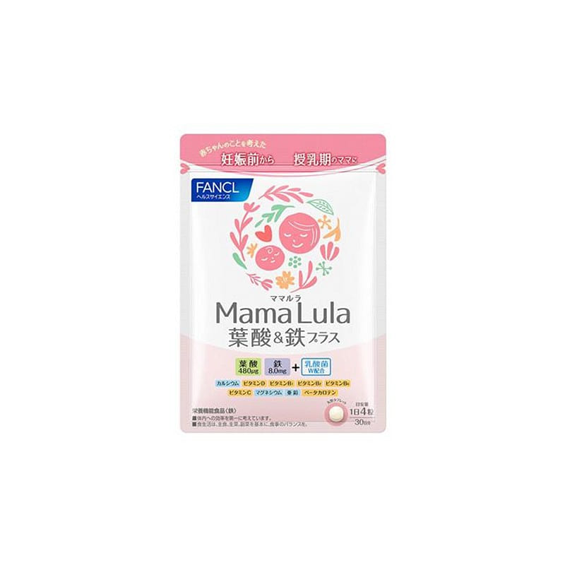 ファンケル FANCL Mama Lula 葉酸&鉄プラス 約30日分(120粒) 1 個