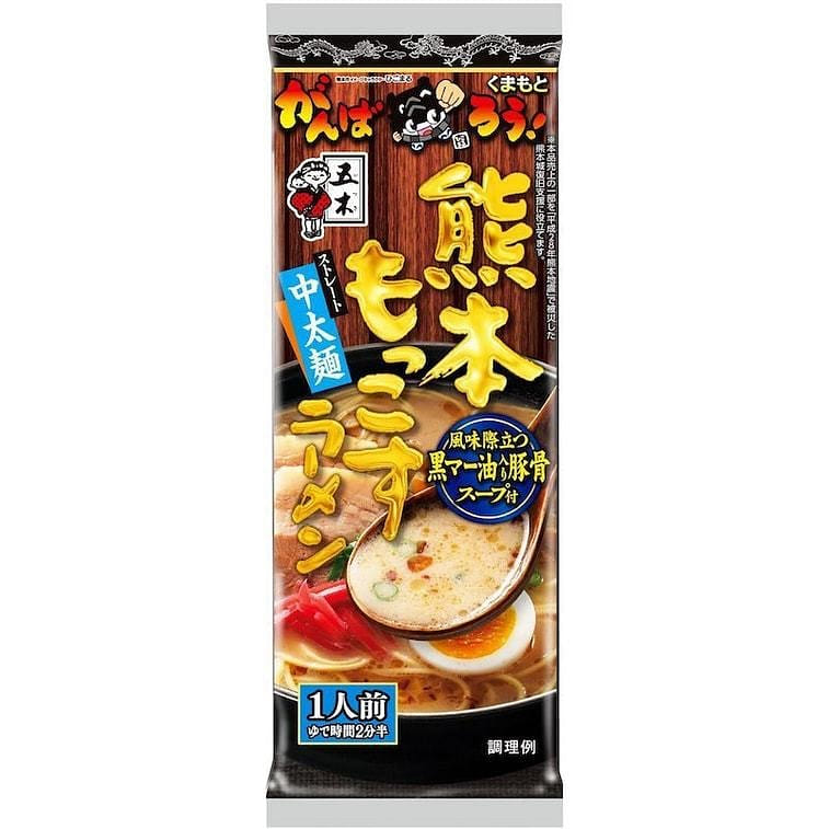 itsuki Kumamoto Black SesameOil PorkBone Ramen123g 1 each