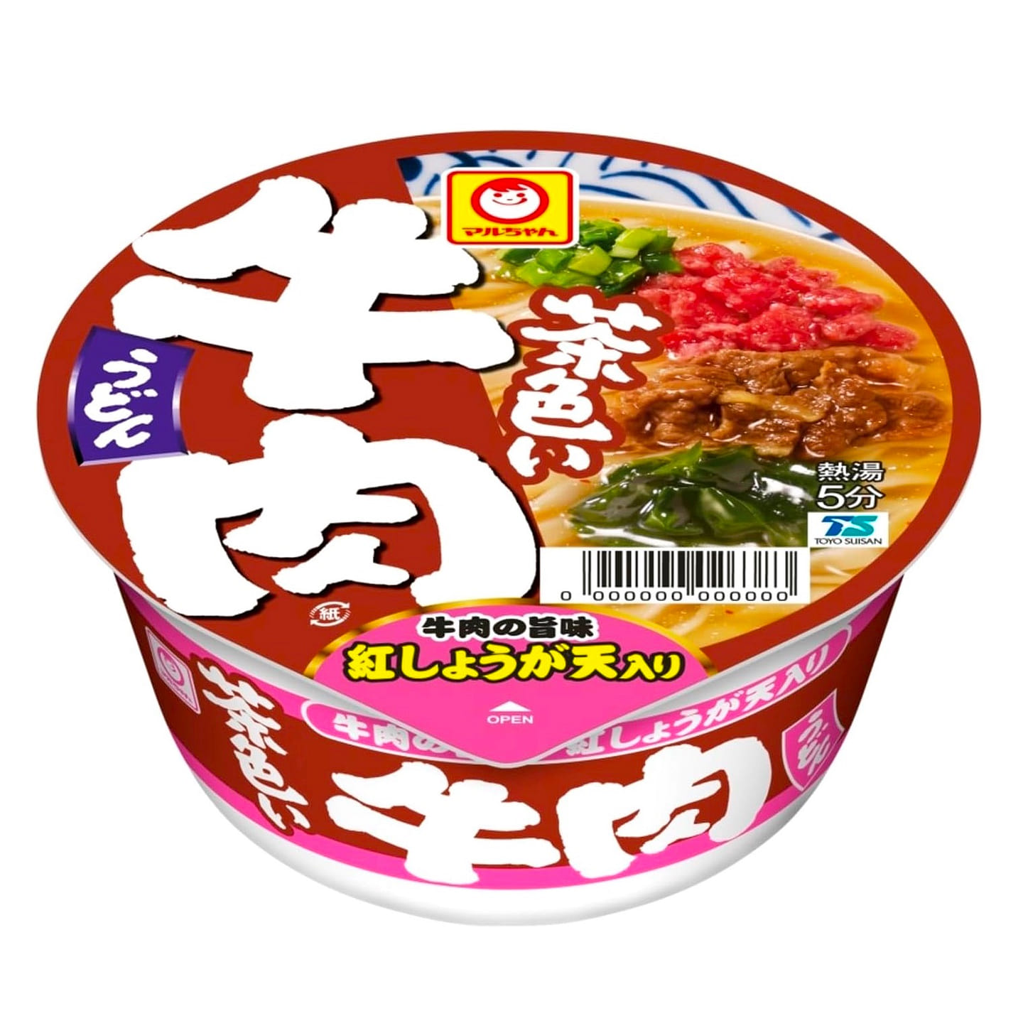 牛肉乌冬面 肉汤猪肉杯装 87g 1 份