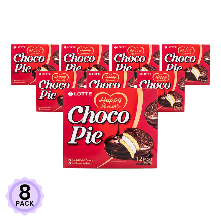 乐天 巧克力派 12袋/盒 336 克*8 包