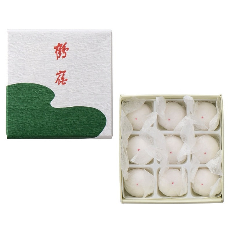 京菓匠 鶴屋吉信 日式糕点甜品 鹤宿 9枚入