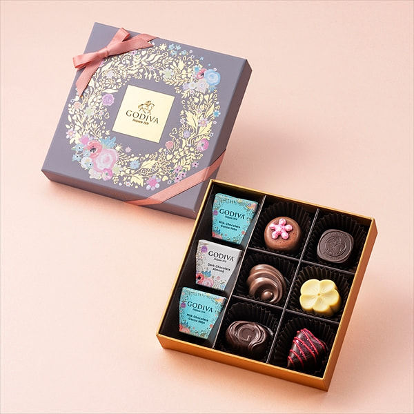 Godiva Chocolate Bouquet Gift Box 9pcs