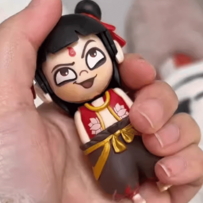 Nezha emoji face changing toy hand creative pres3 1 count