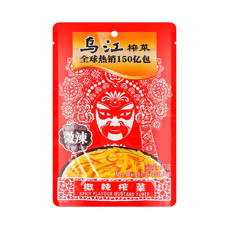Wujiang Spicy Flavor Mustard Tuber 1pack 80 g