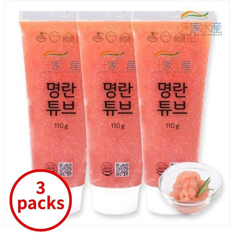 tube-type premium salted pollock roe 110 g*3 pack