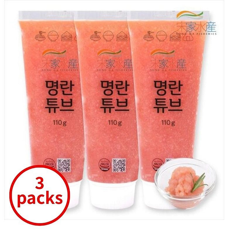 프리미엄 저염 명란튜브 110 그램*3 팩