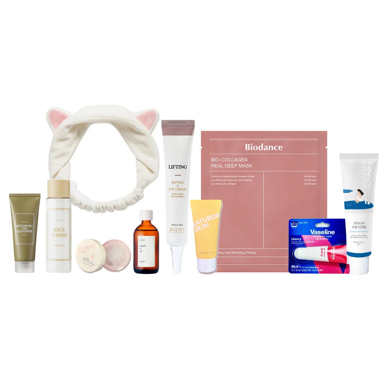 KCOSERA 9 Step Korean Skincare Routine Bag 10 each