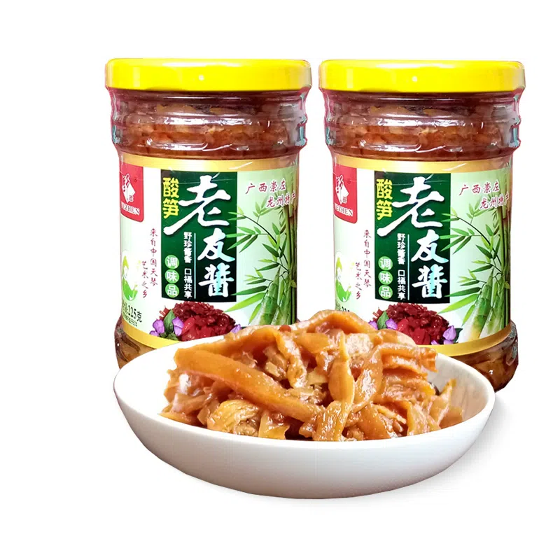 1 bottle of Yezhen brand old friend sauce 225 g