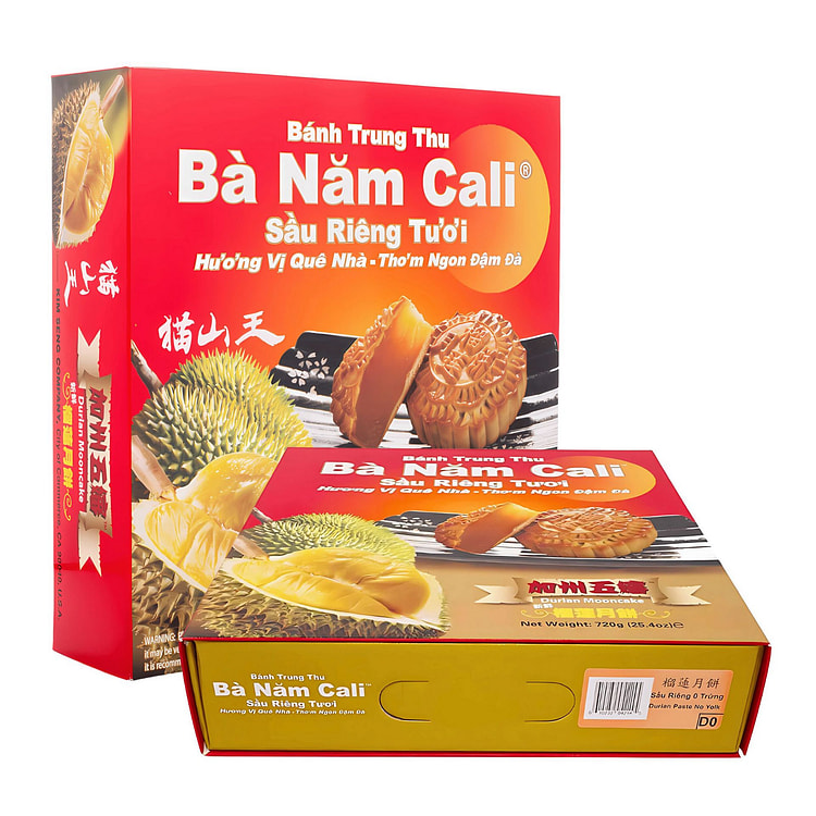 Ba Nam Cali Mooncake Durian 0 Yolk 25.40 oz 1 each