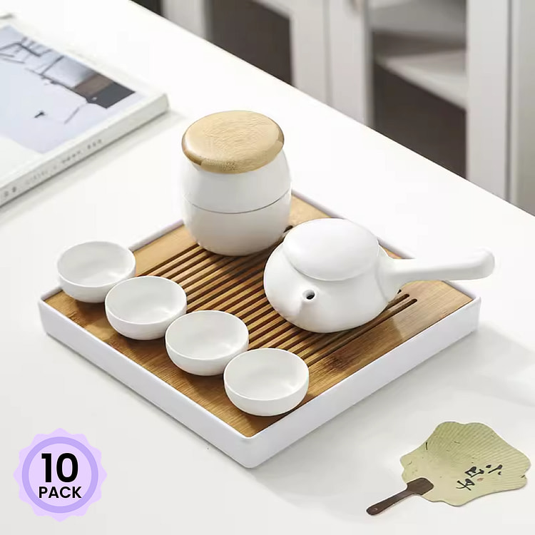 新中式 简约茶具套装 全季酒店同款 1 份*10 包