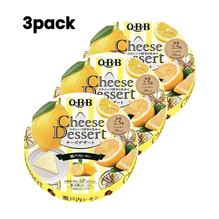 QBB Cheese Cubes Lemon Flavor 3 Pack BB 4/27/25