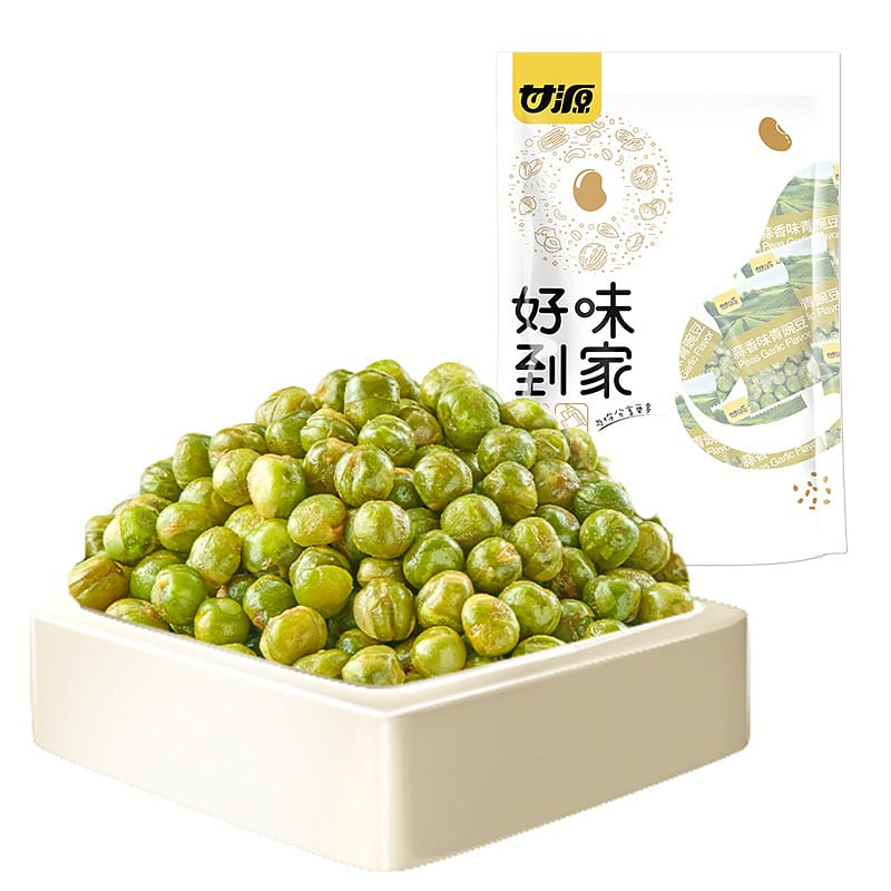 Ganyuan garlic flavored green peas 238g 238 g