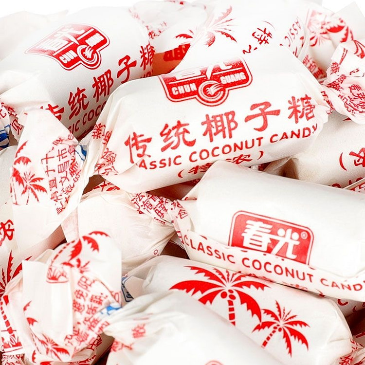 春光特浓传统椰子糖海南糖果 100g约14颗