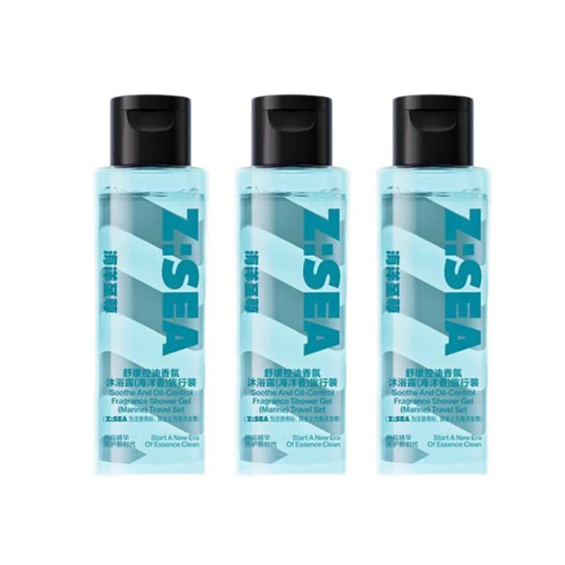 Z:SEA Oil-Control Shower Gel MarineFragrance60ml*3 180 ml