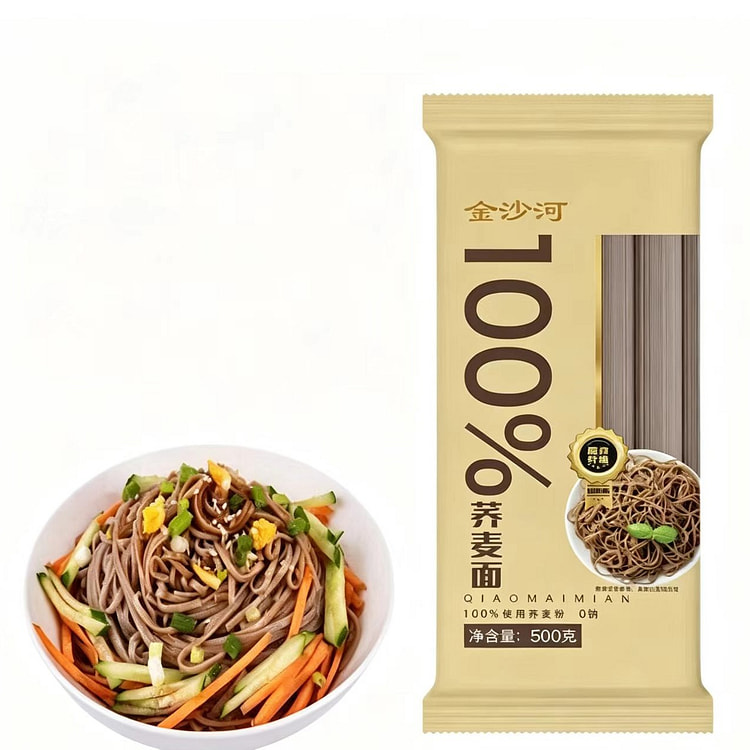 Jinshahe Pure Buckwheat Noodles 500g 1 pack