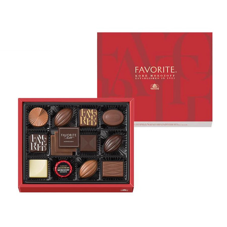 日本 摩洛索夫 精致礼盒巧克力 14个入/ 1 盒