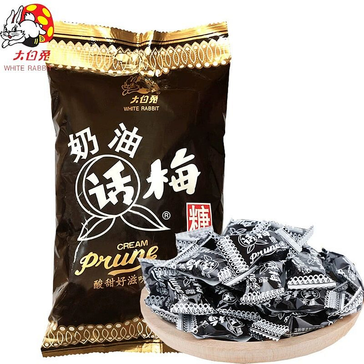 大白兔天山奶油味话梅糖500克