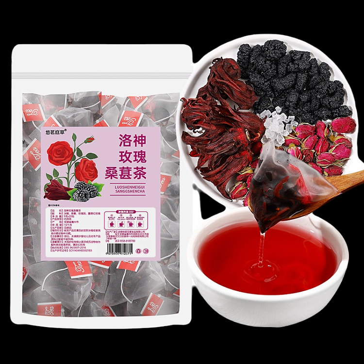 洛神桑葚玫瑰养生茶5g*10