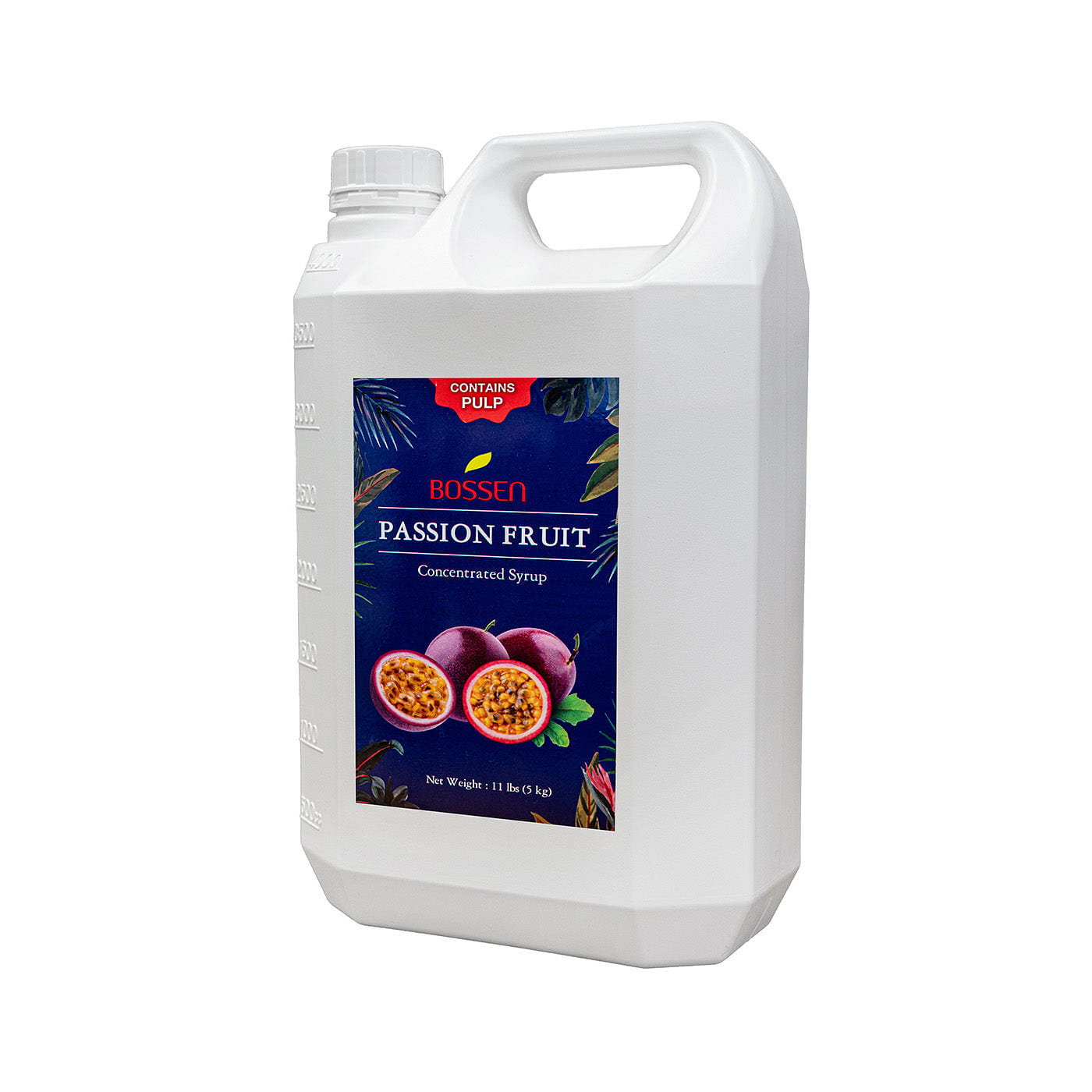 Bossen Passion Fruit Syrup - Pulp 11 lb Bottle 11 lb