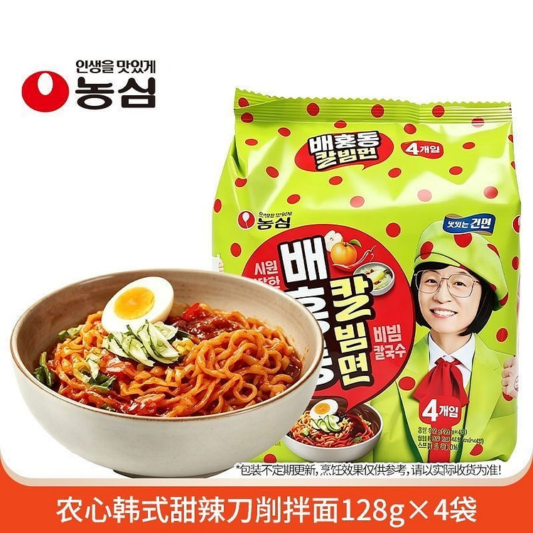 Nongshim Sweet and Spicy Knife-Cut Noodles (512g) 512 g
