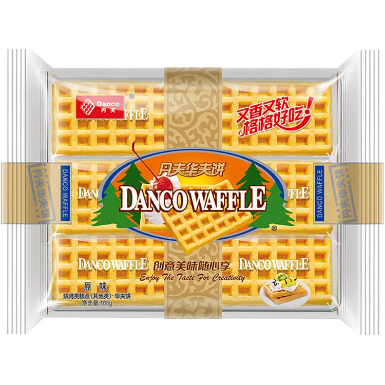 Danf Waffles 168g Breakfast Cake Biscuit Treat